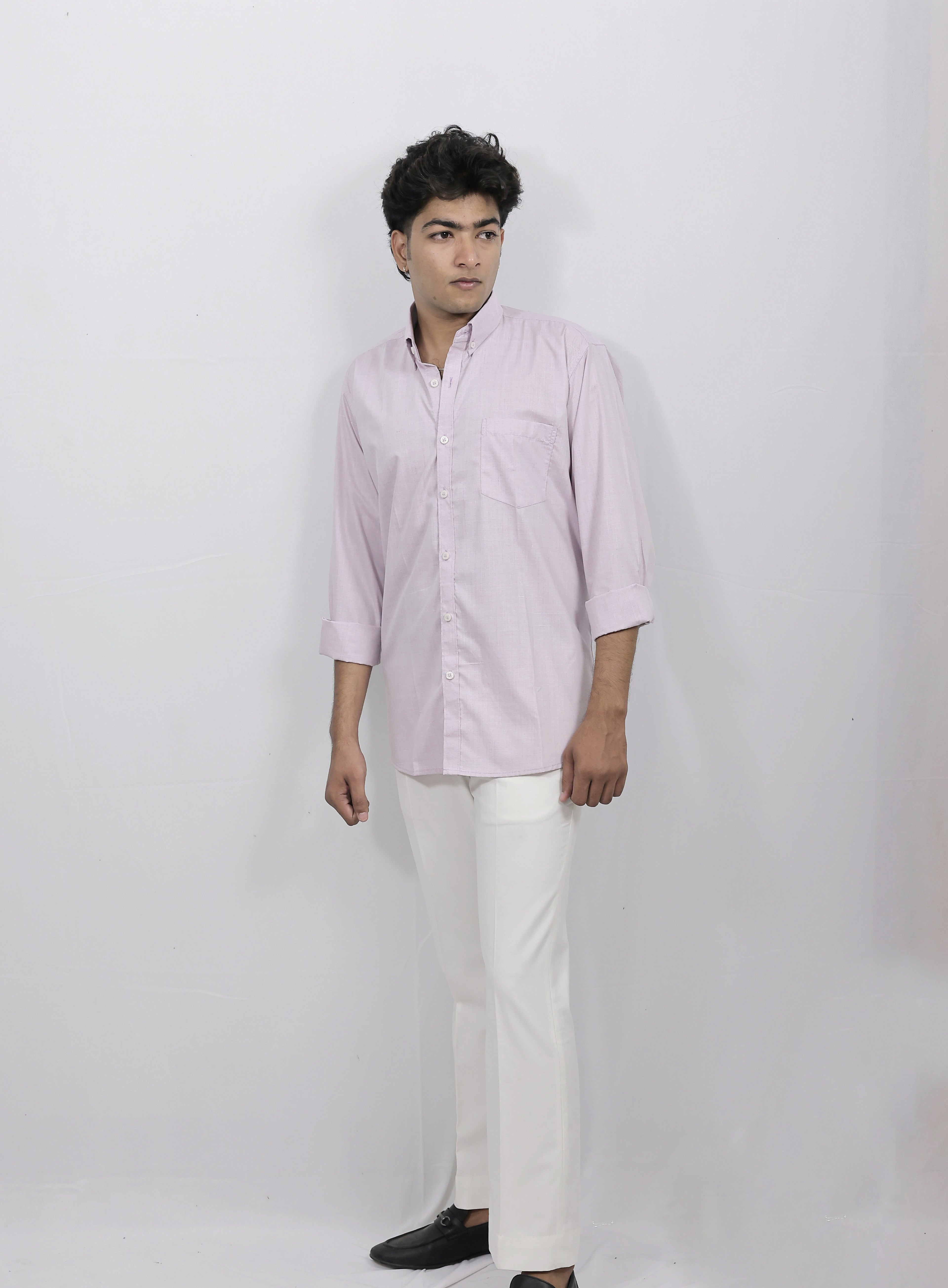 Pink Solid Shirt