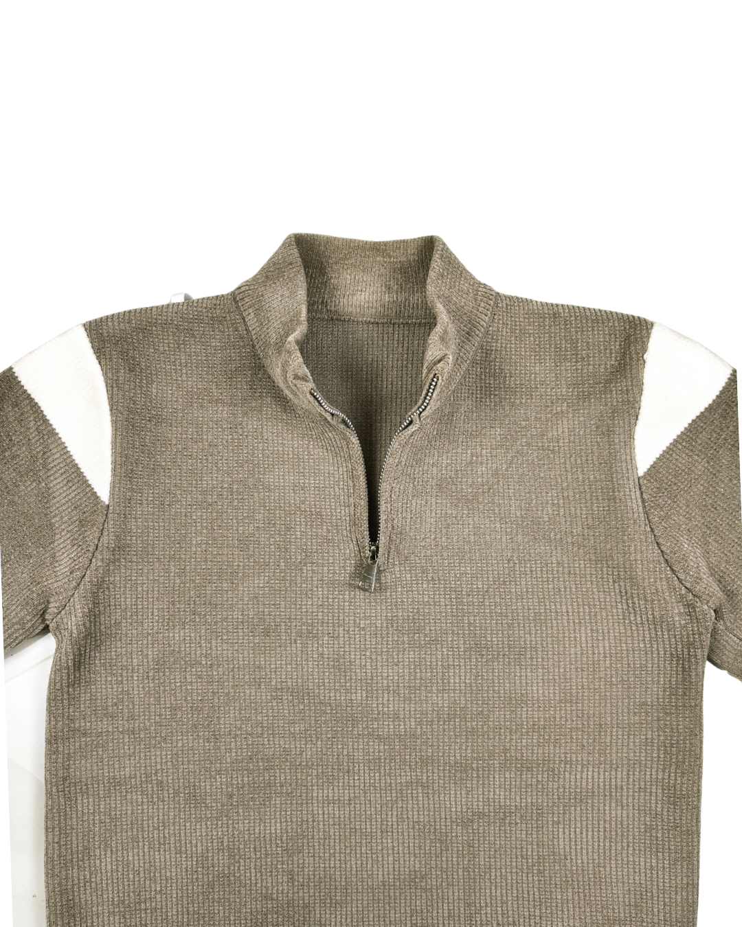 Knitted Zipper Sweater