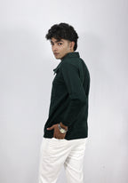 green full sleeves polo