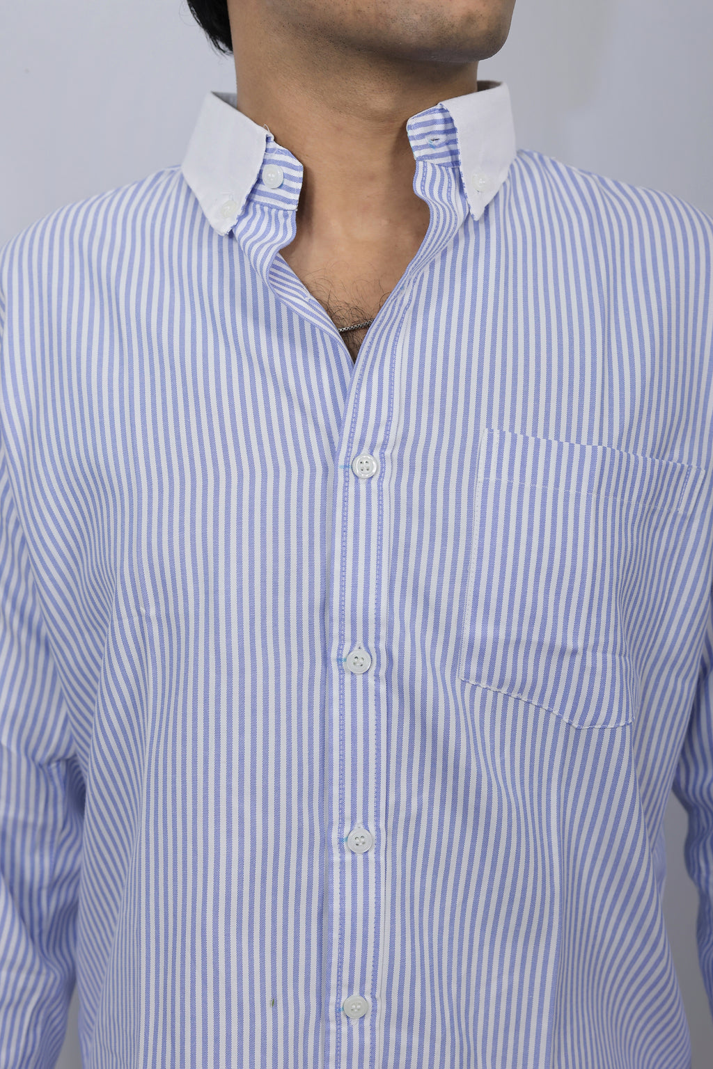 Blue Striped Shirt