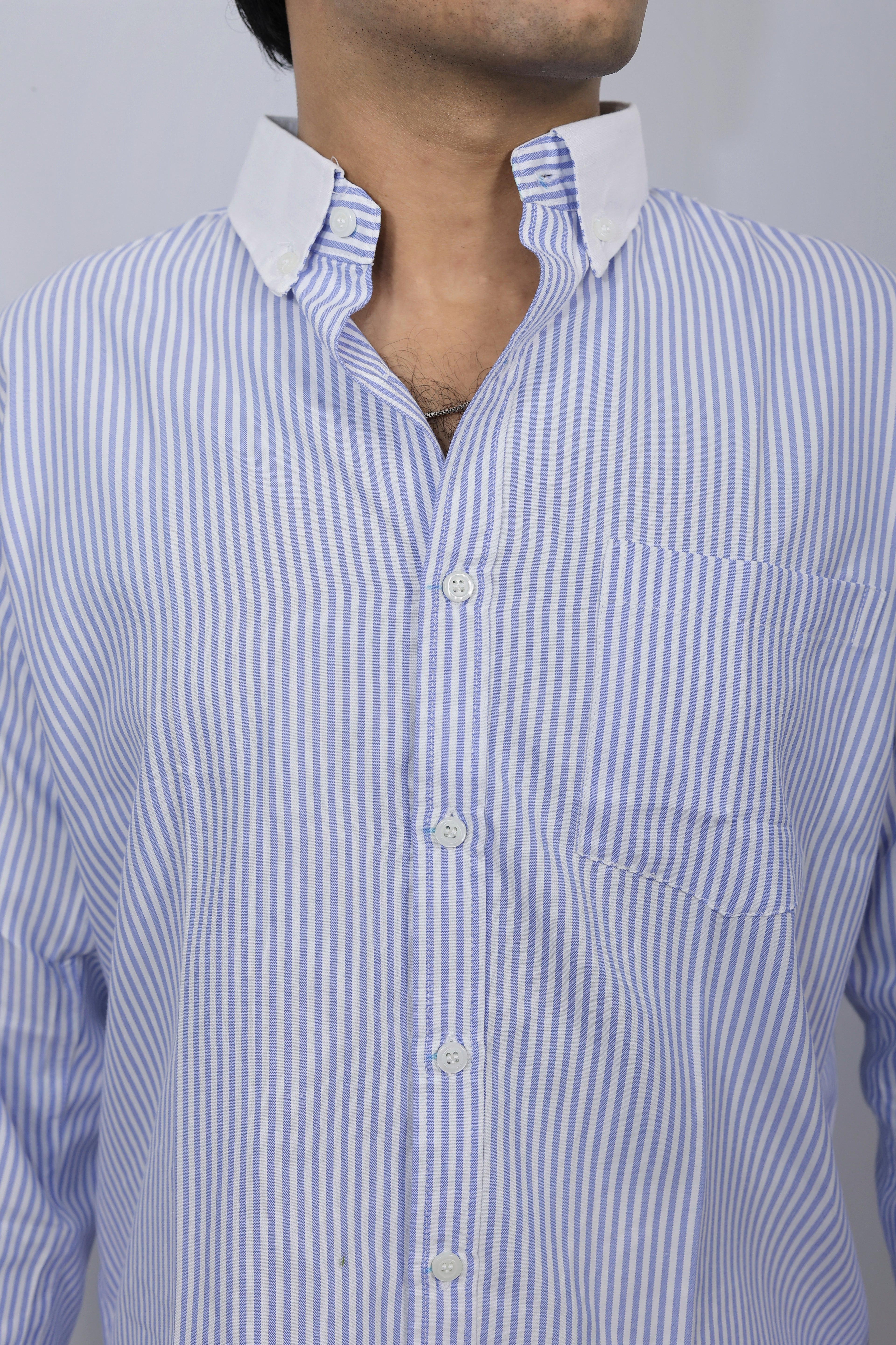 Blue Striped Shirt