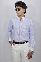 Blue Striped Shirt