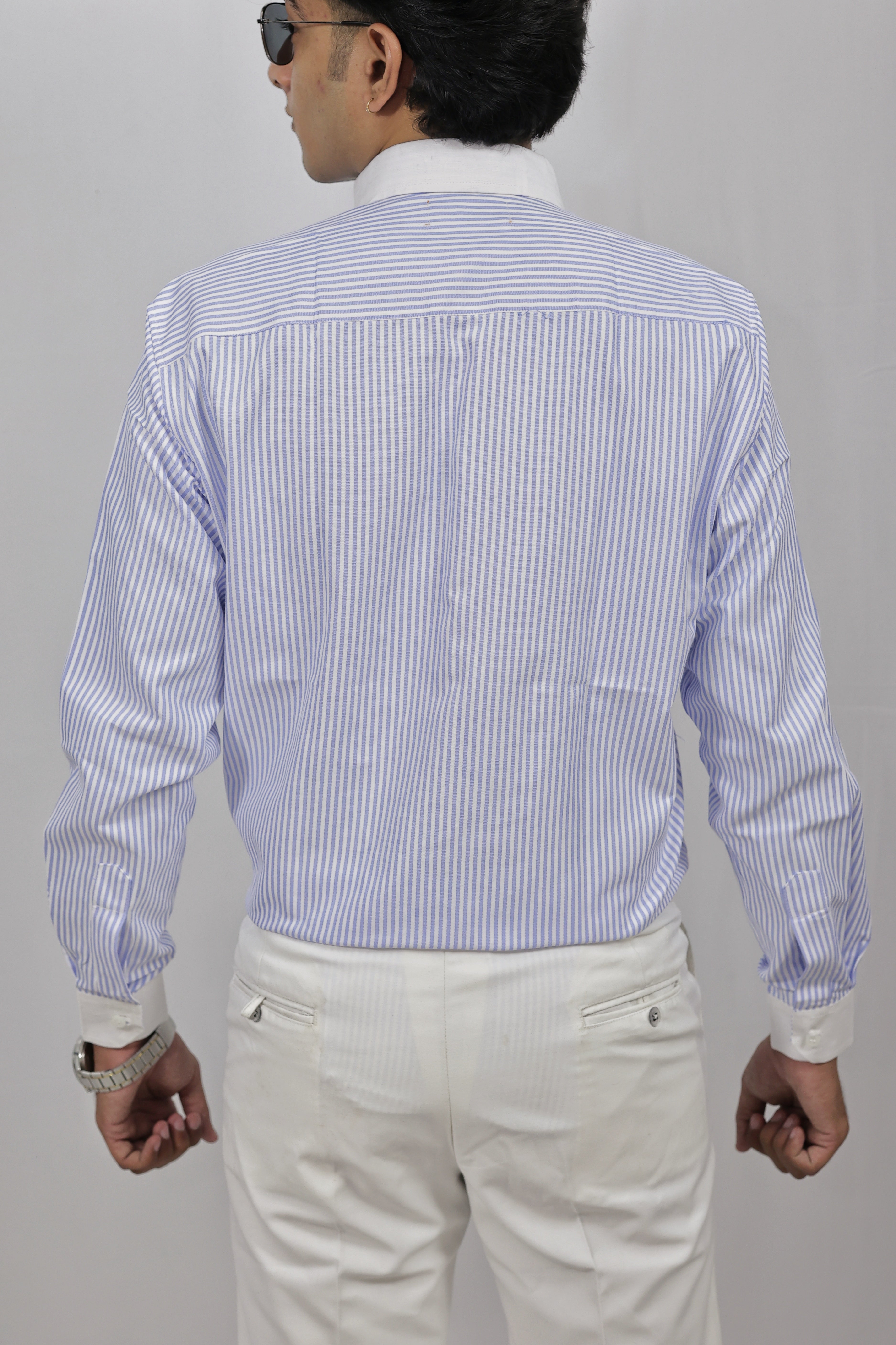 Blue Striped Shirt