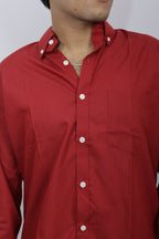 Red Full Sleeves Shirt