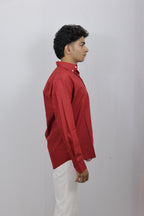 Red Full Sleeves Shirt