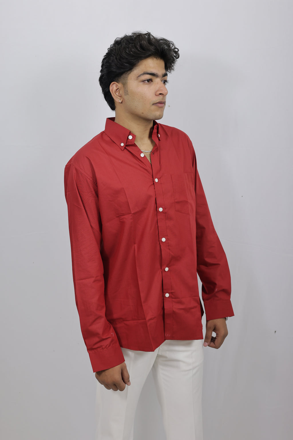 Red Full Sleeves Shirt
