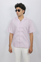 Pink Oversized Half Shirt