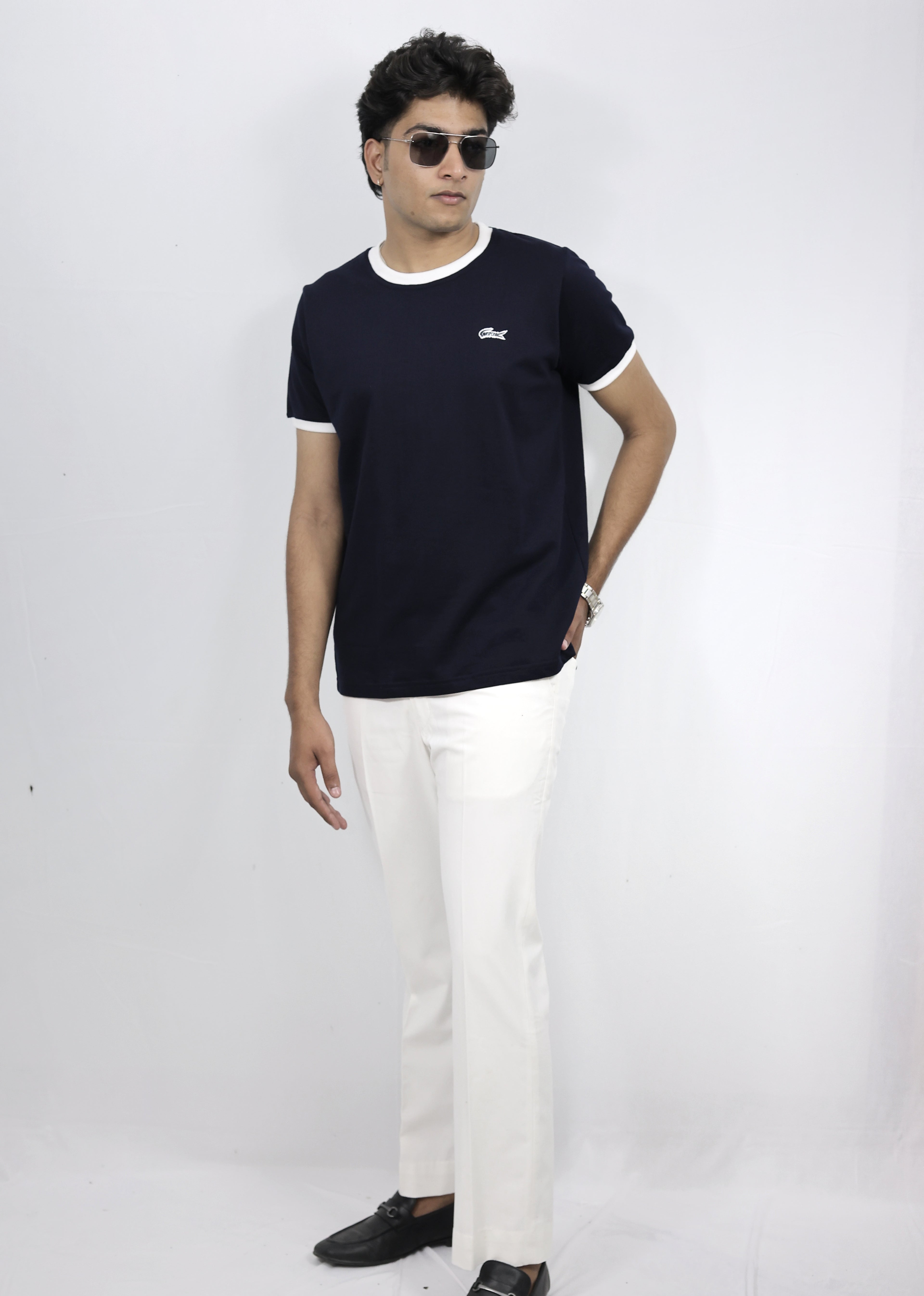 Slim Fit Navy Blue Tshirt