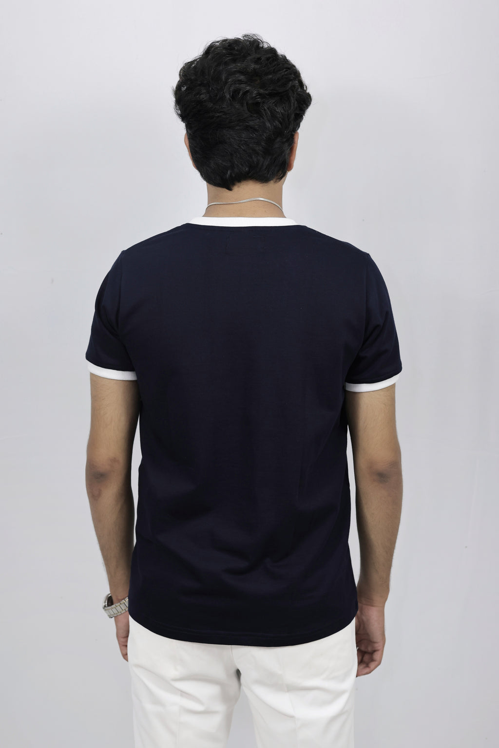 Slim Fit Navy Blue Tshirt