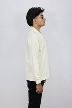 Off White Full Sleeves Polo