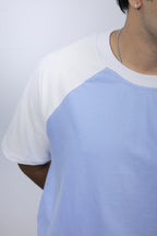 Regular Fit Raglan Sky Blue Tee