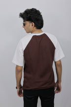 Regular Fit Raglan Coffee Tee