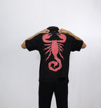 Oversized Scorpion Puff Black Tee