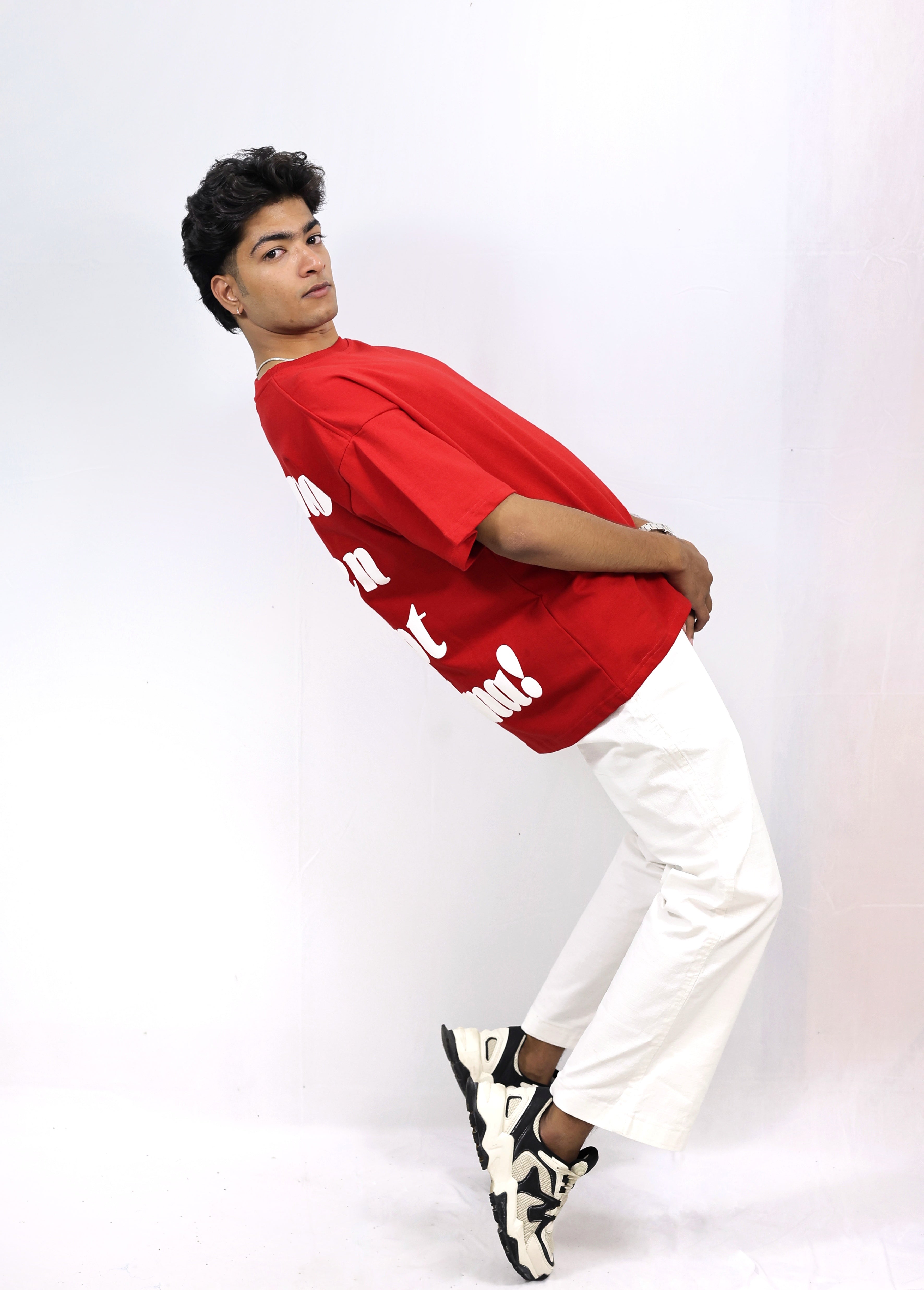 Oversized Red Tee