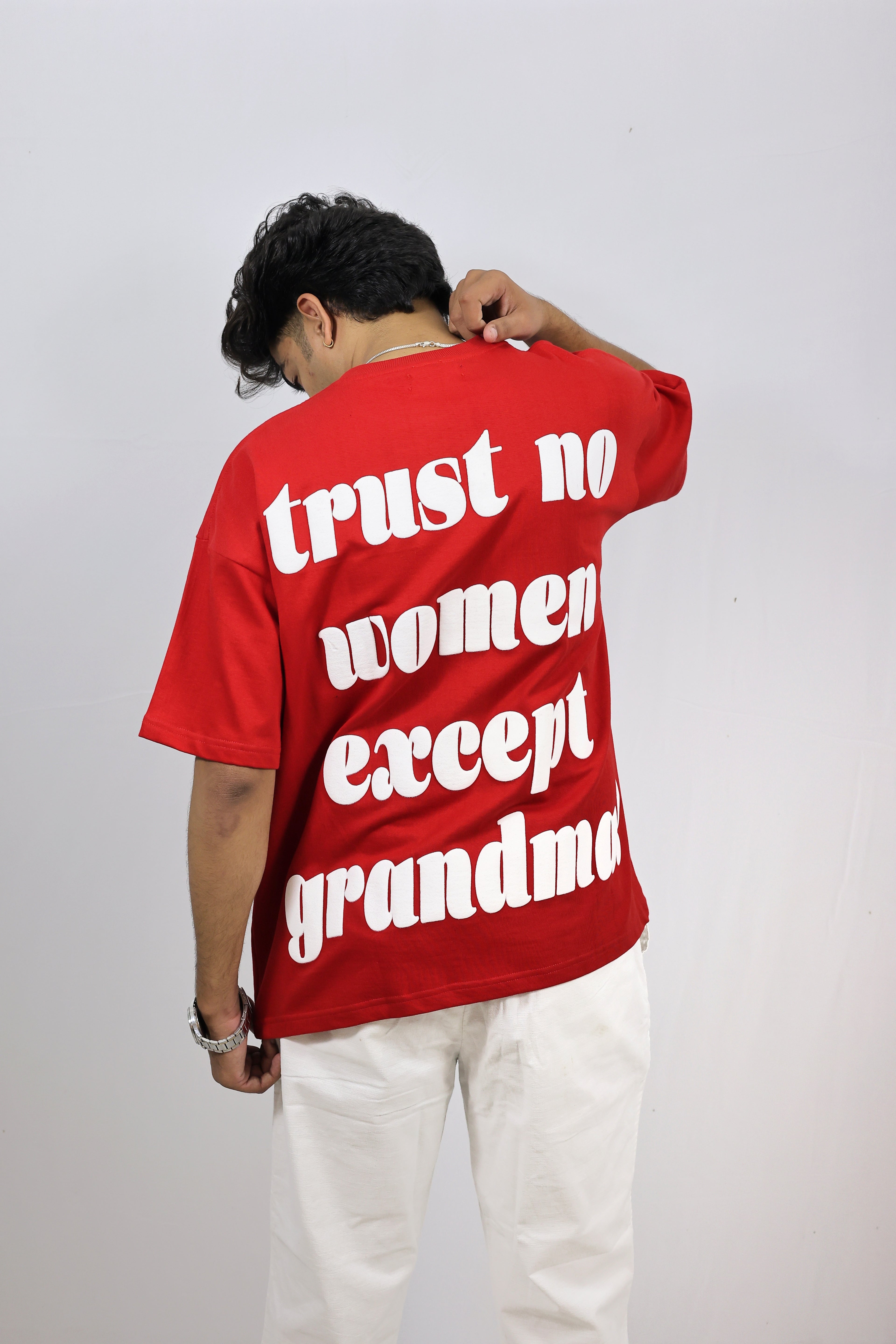 Oversized Red Tee