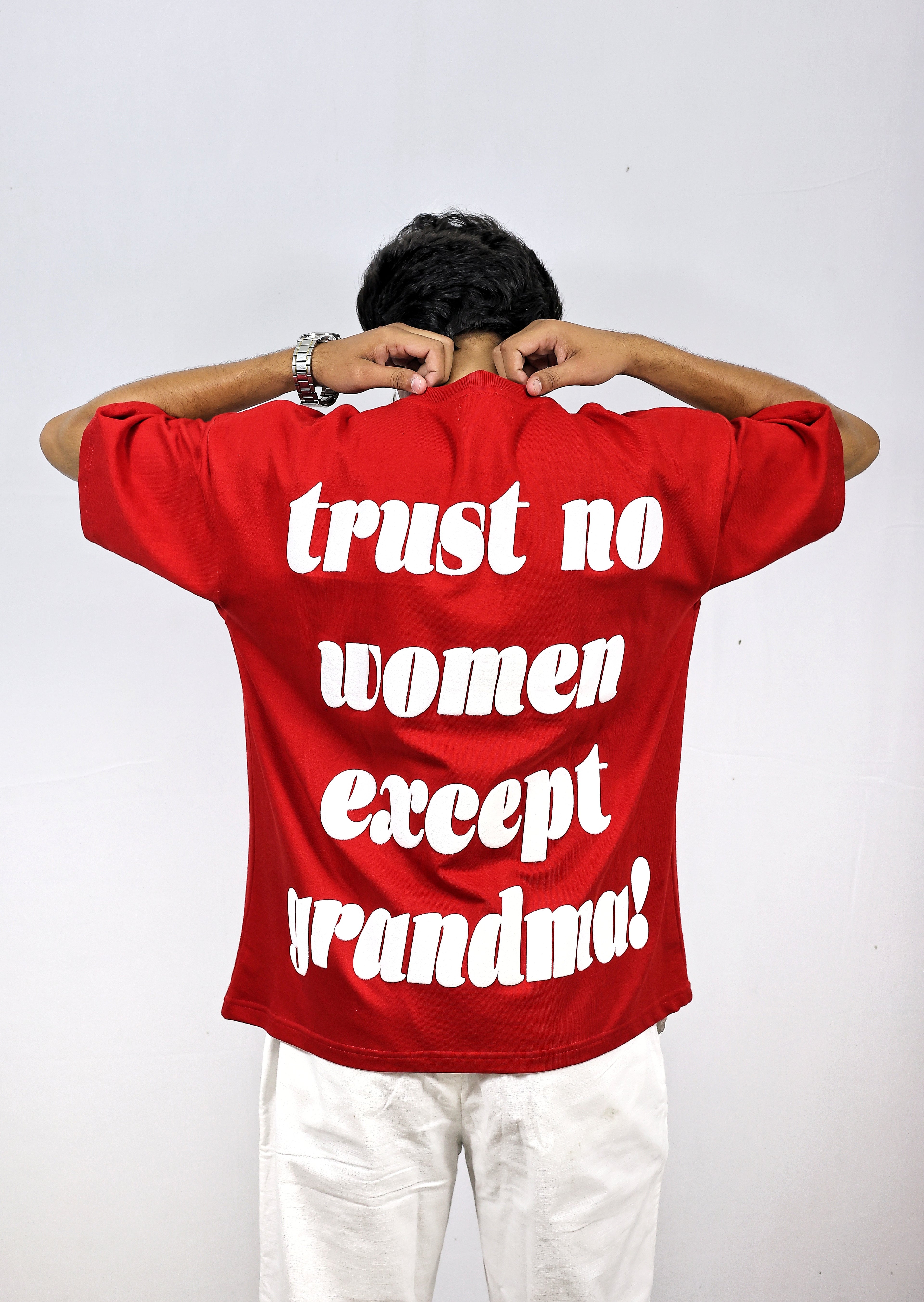 Oversized Red Tee