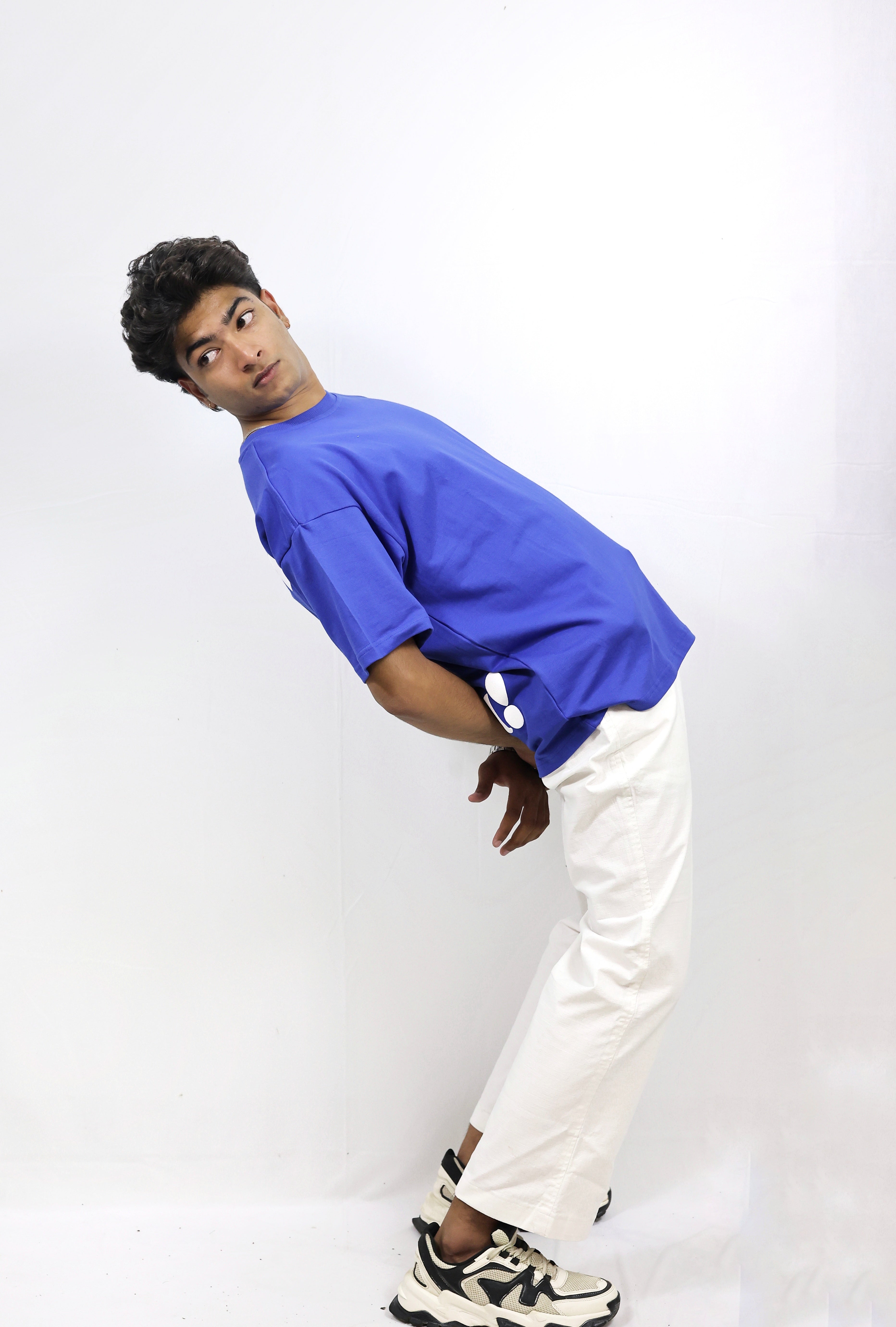 Oversized Navy Blue Tee