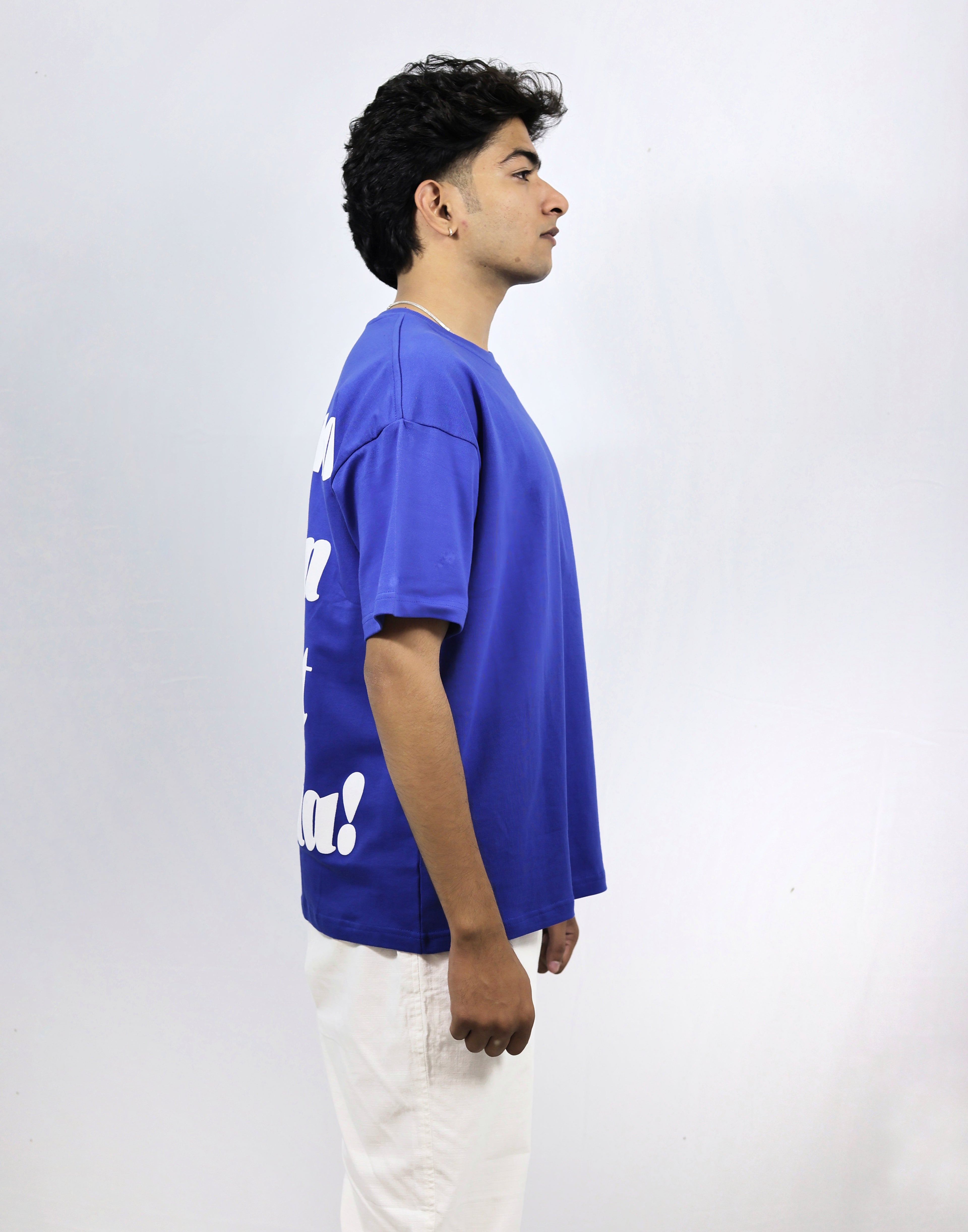 Oversized Navy Blue Tee