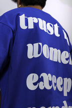 Oversized Navy Blue Tee