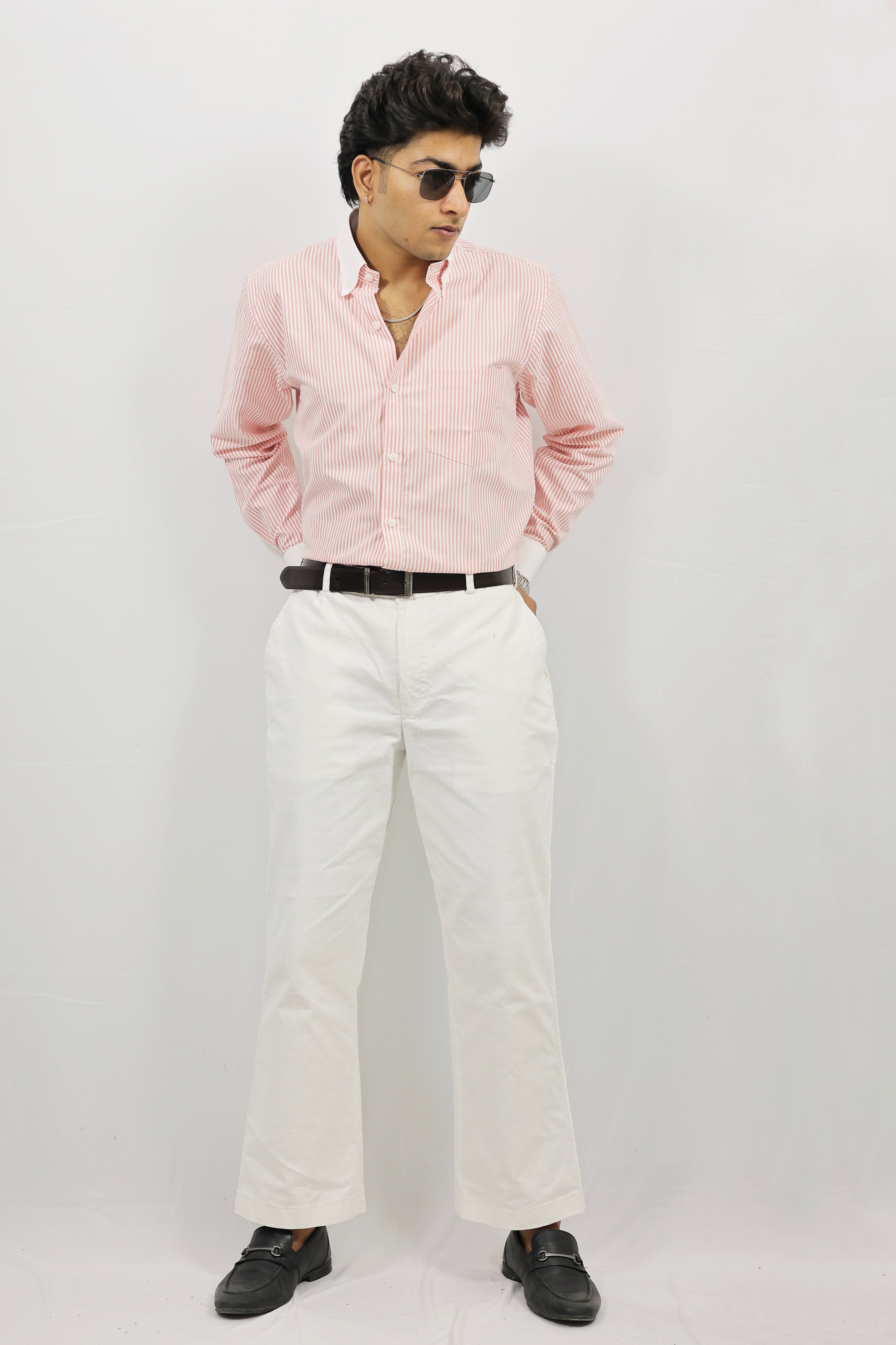 Pink Striped Shirt