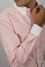Pink Striped Shirt