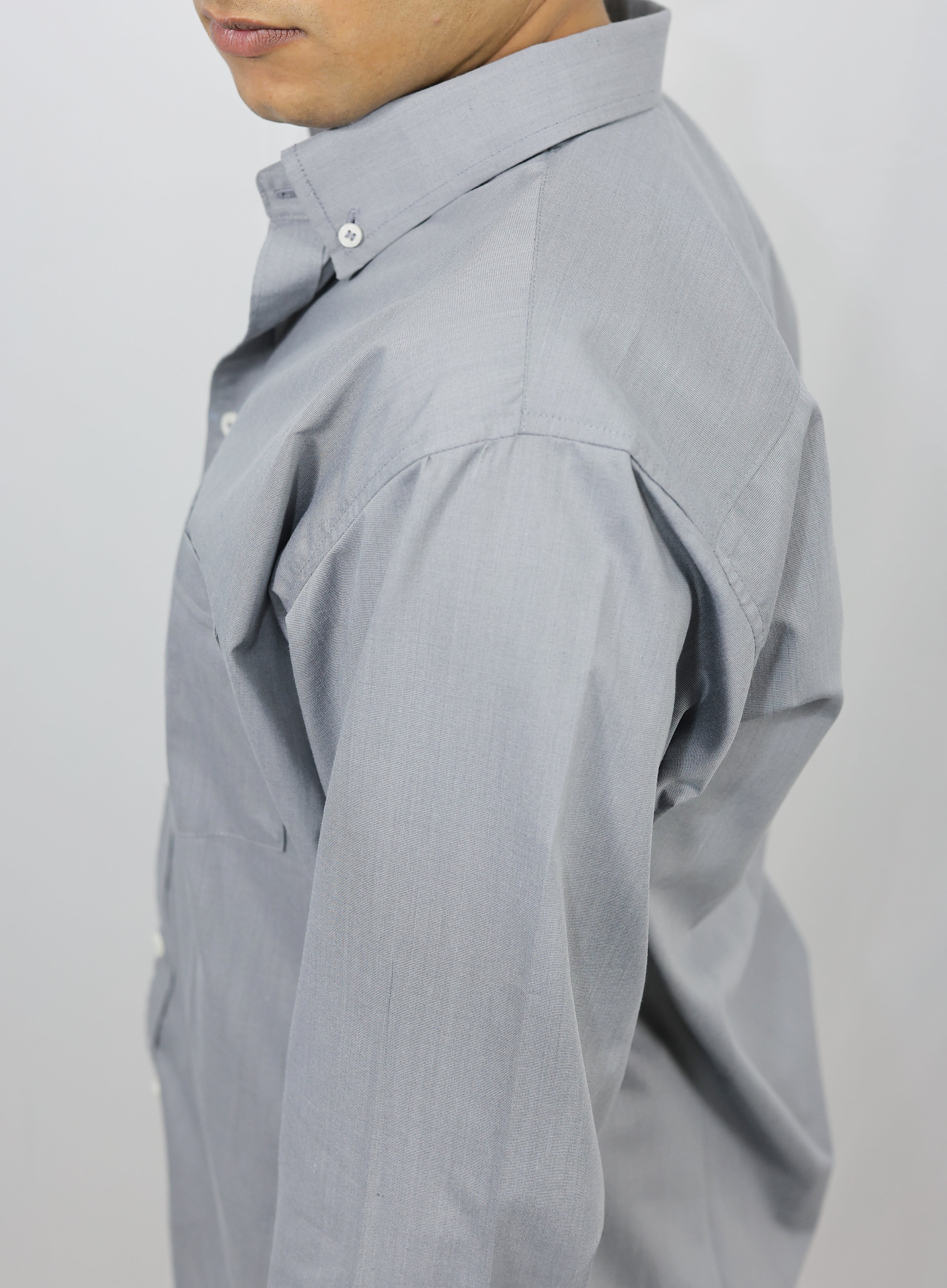 Grey Solid Shirt