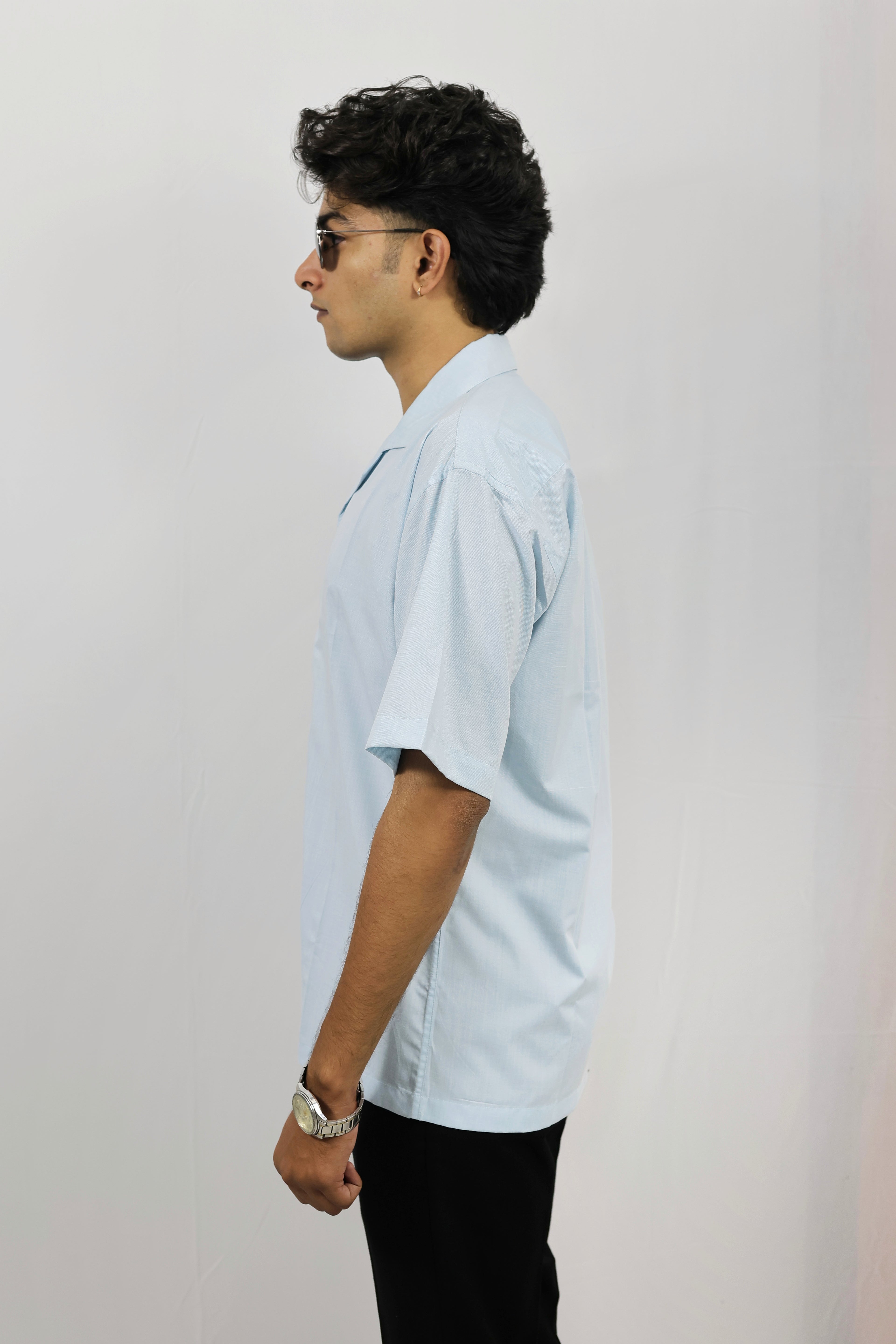 Sky Blue Oversized Shirt