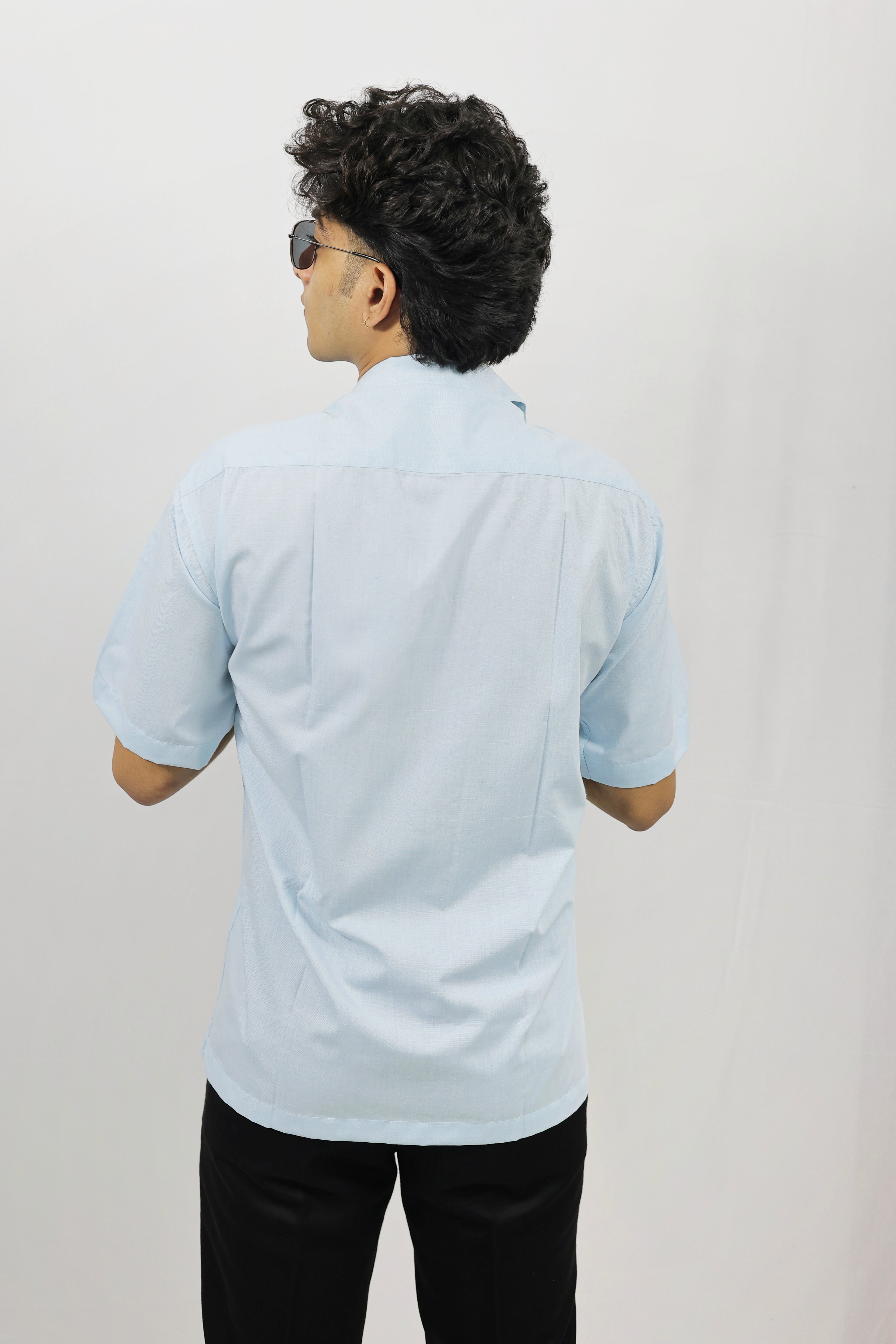 Sky Blue Oversized Shirt