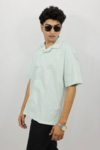 Cardamom  Oversized Half Shirt
