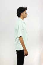 Cardamom  Oversized Half Shirt