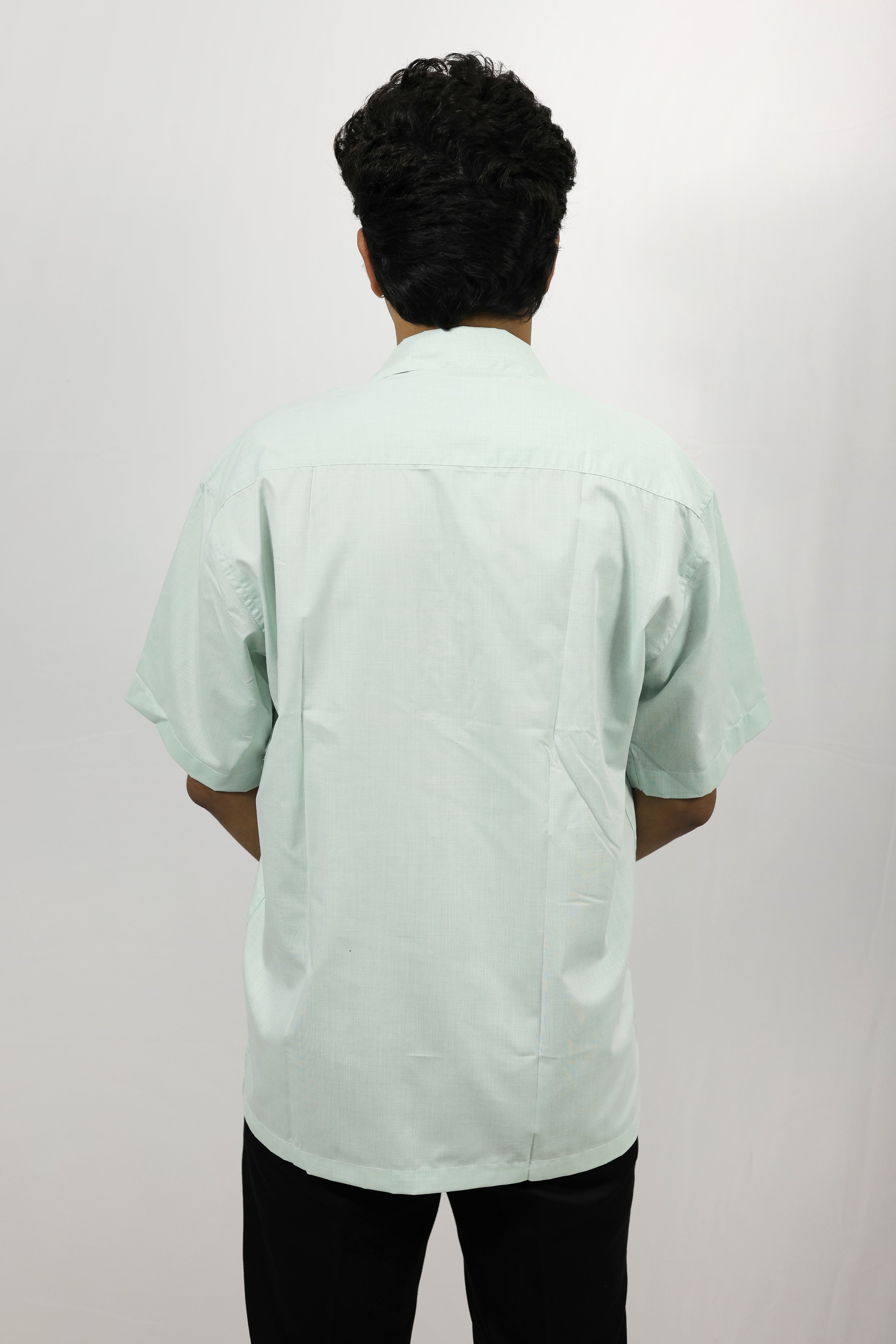 Cardamom  Oversized Half Shirt