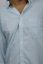 Sky Blue Solid Shirt