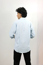 Sky Blue Solid Shirt